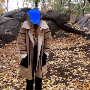 Guess Leather Long Jacket